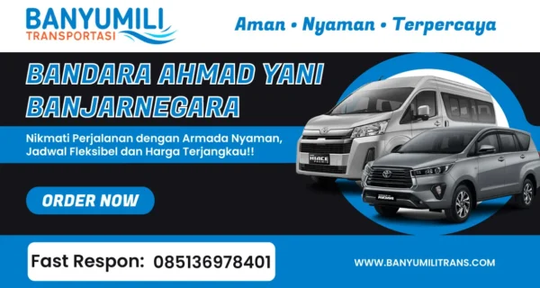 Travel Bandara Ahmad Yani ke Banjarnegara