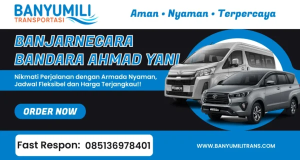 Travel Banjarnegara ke Bandara Ahmad Yani